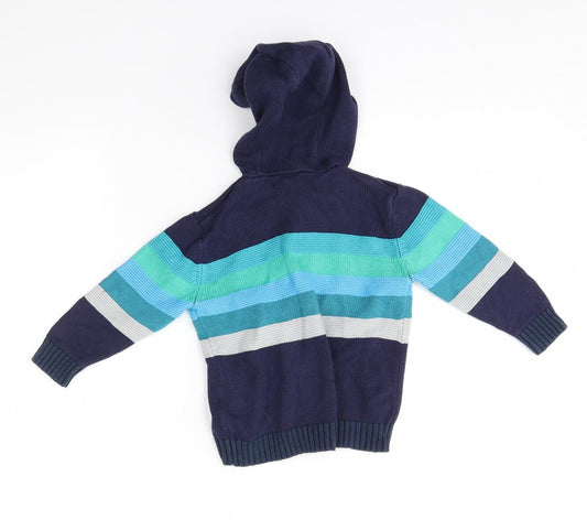 TU Baby Blue Striped Jacket Size 12-18 Months