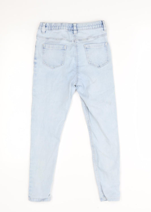 NEXT Girls Blue Straight Jeans Size 9 Years