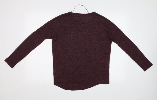 Womens UK Size S Cubus Purple Pullover Jumper