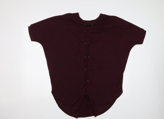 Womens UK Size M New Look Purple Pullover Jumper
