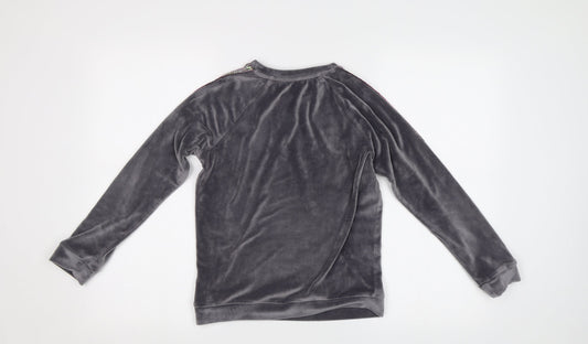 George Girls Grey Pullover Sweatshirt Size 10-11 Years - Sequin detail