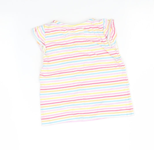 TU Baby Multicoloured Striped Basic T-Shirt Size 12-18 Months