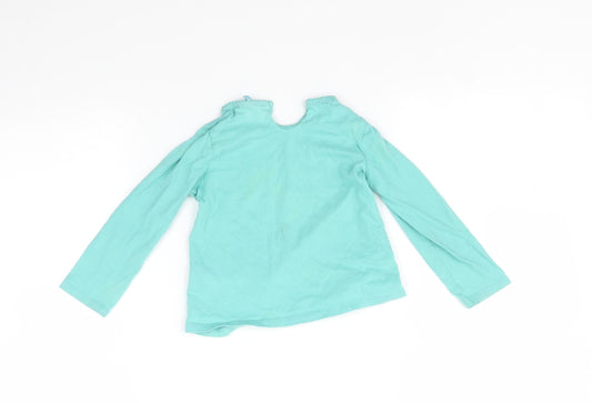 John Lewis Baby Blue Basic T-Shirt Size 12-18 Months