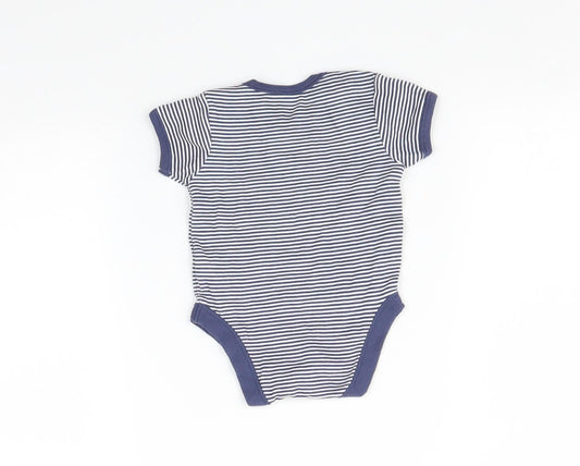 George Baby Multicoloured Striped Romper One-Piece Size 0-3 Months