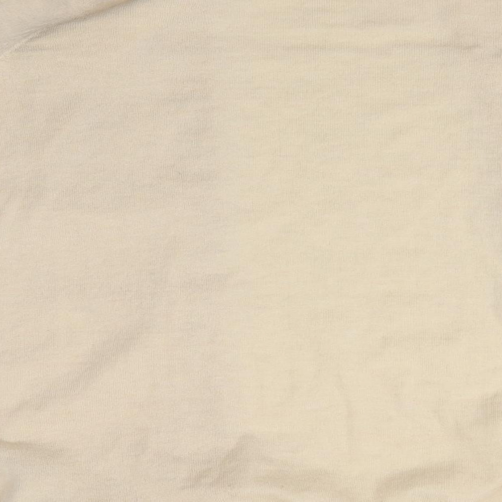 Womens UK Size M New Look Beige Cardigan Jumper