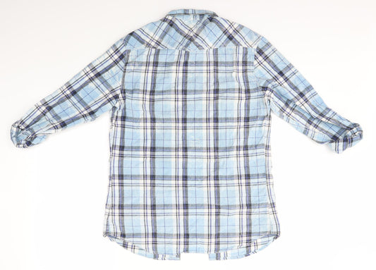 Mens UK Size S River Island Multicoloured Button-Up Long Sleeve Casual Shirt