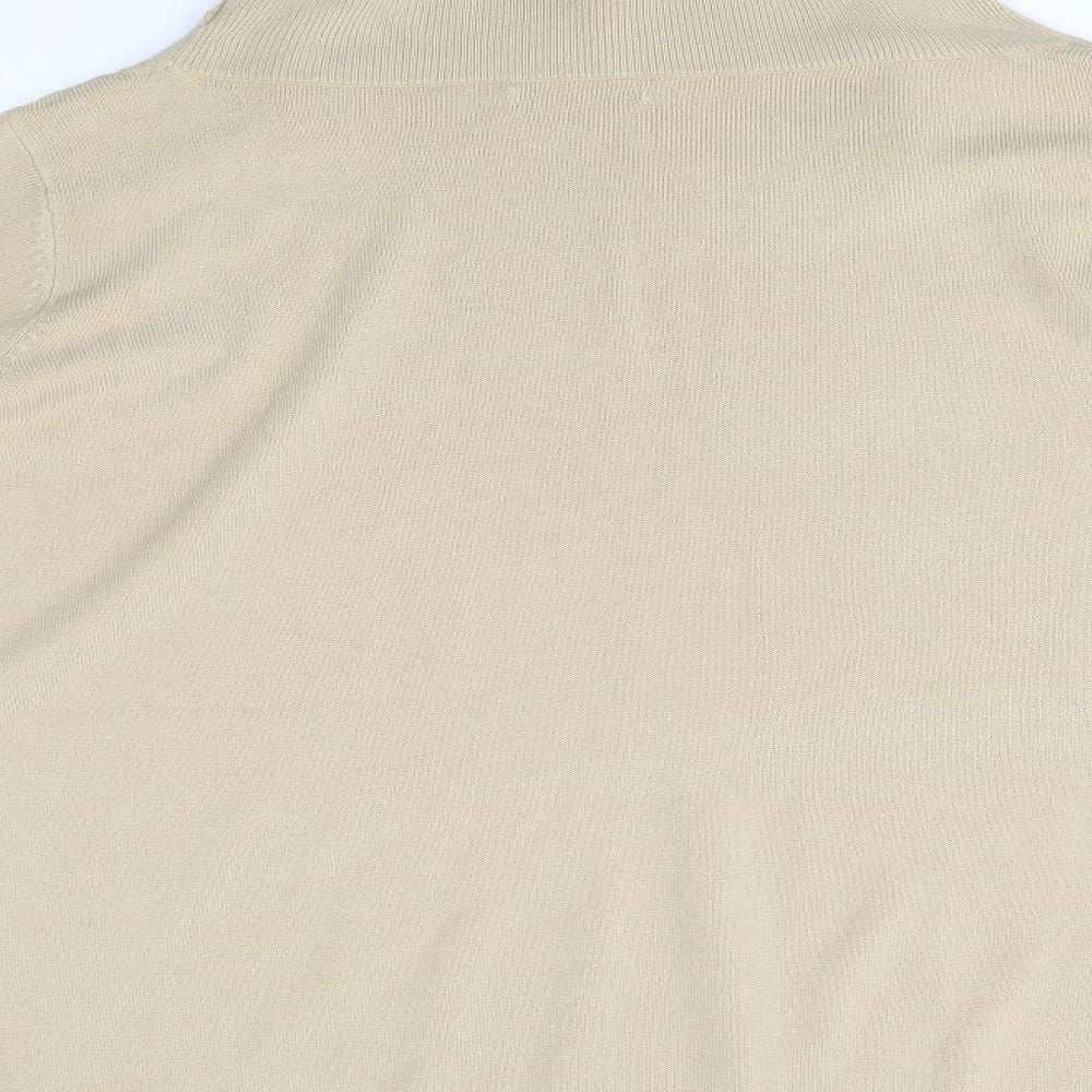 Womens UK Size L BM Beige Pullover Jumper