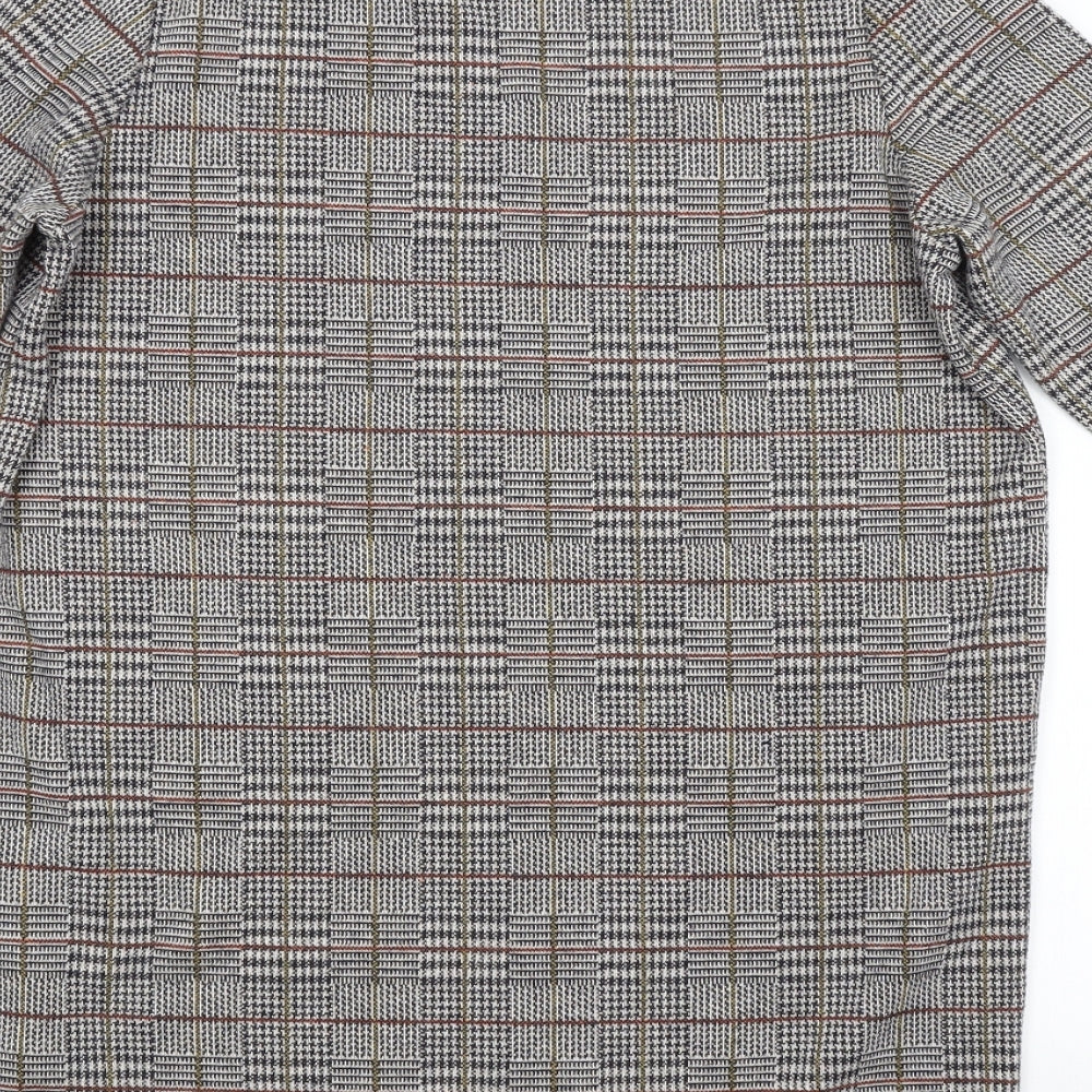 TU Womens Multicoloured Check Pullover Jumper Size 14