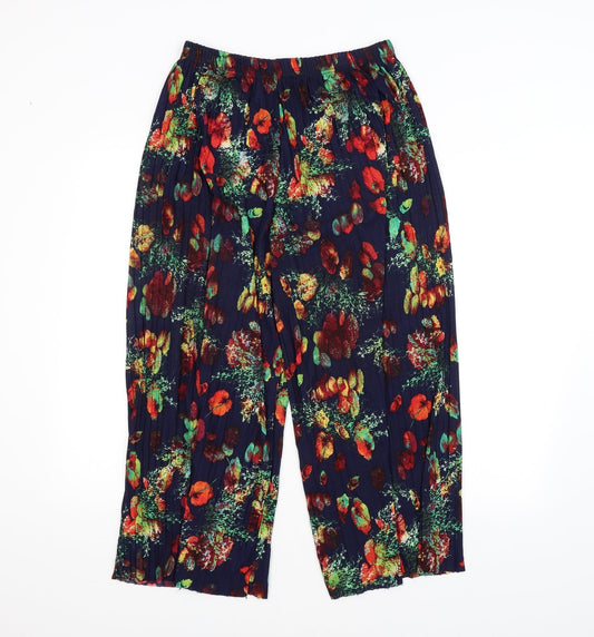 Womens UK Size Preworn Regular Fit Bloomer Multicoloured Trousers