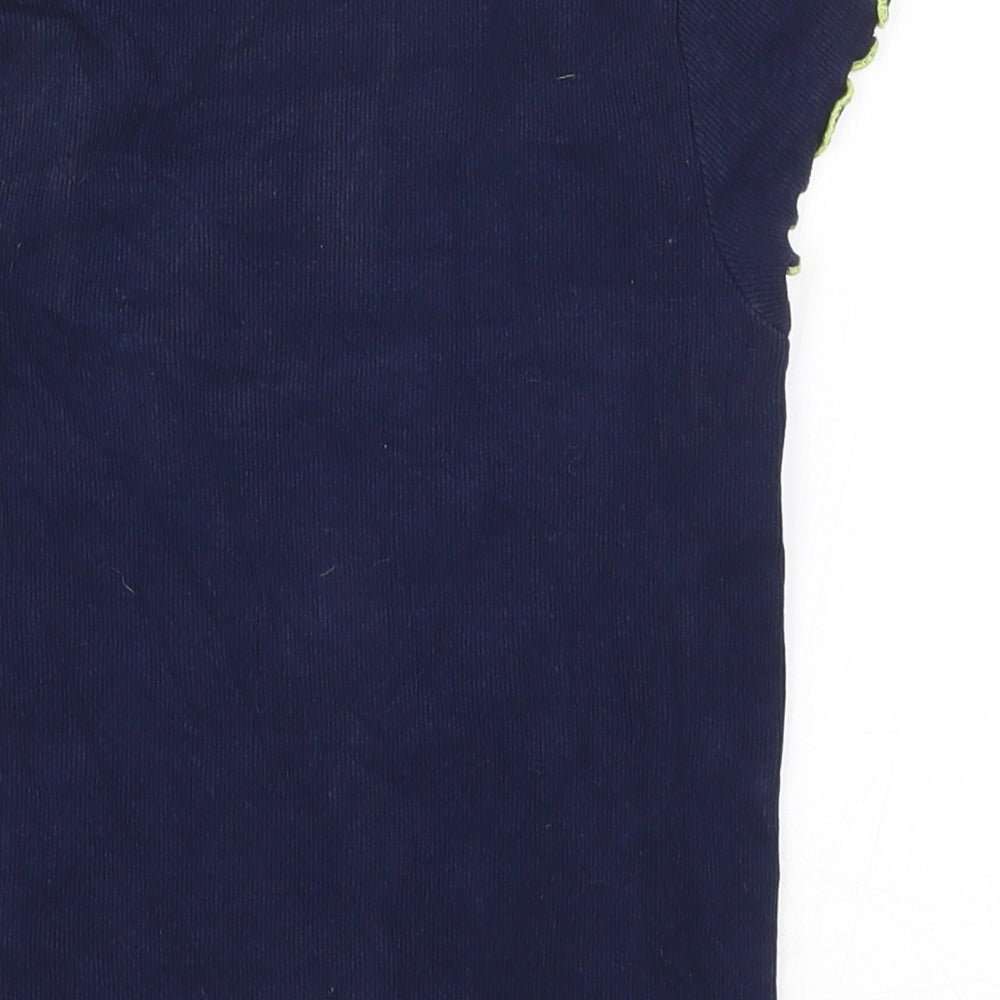 Marks and Spencer Girls Blue Basic T-Shirt Size 7-8 Years - Live Your Best Life