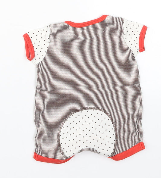 Mothercare Baby Brown Striped Babygrow One-Piece Size Newborn - Hello Little Duck