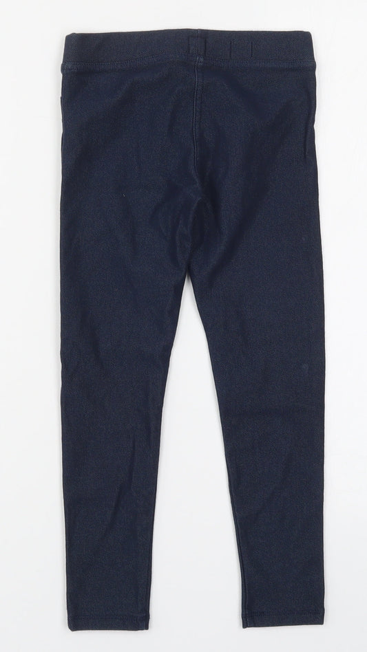 Gap Girls Blue Denim Jegging Jeans Size 6-7 Years