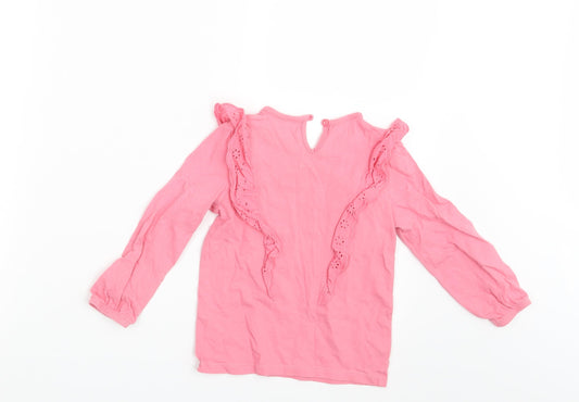F&F Girls Pink Basic T-Shirt Size 24 Months