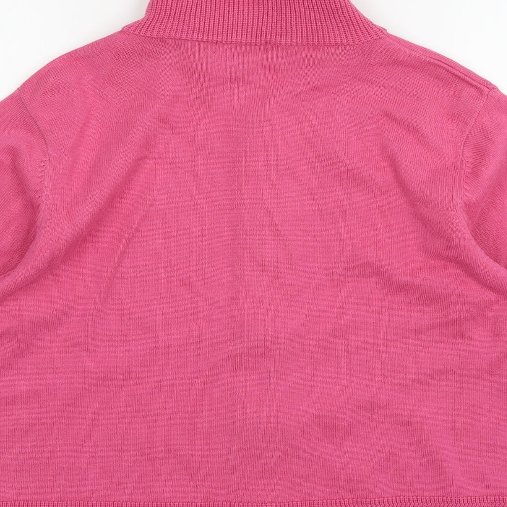 Womens UK Size L Collection Pink Cardigan Jumper