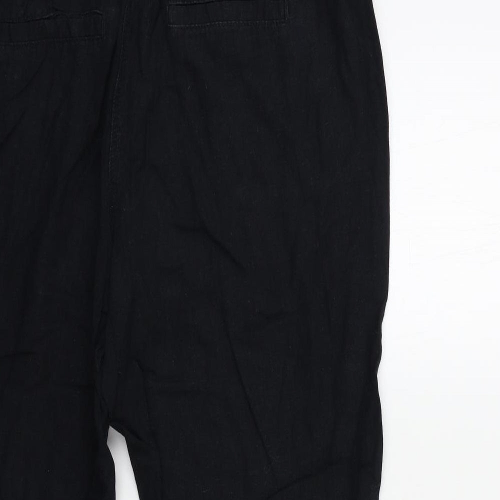 George Womens Black Trousers Size 14 L27 in