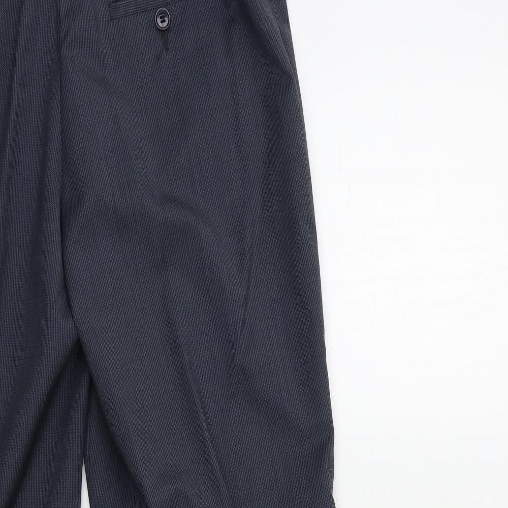 Womens UK Size 14 Preworn Regular Fit Grey Trousers