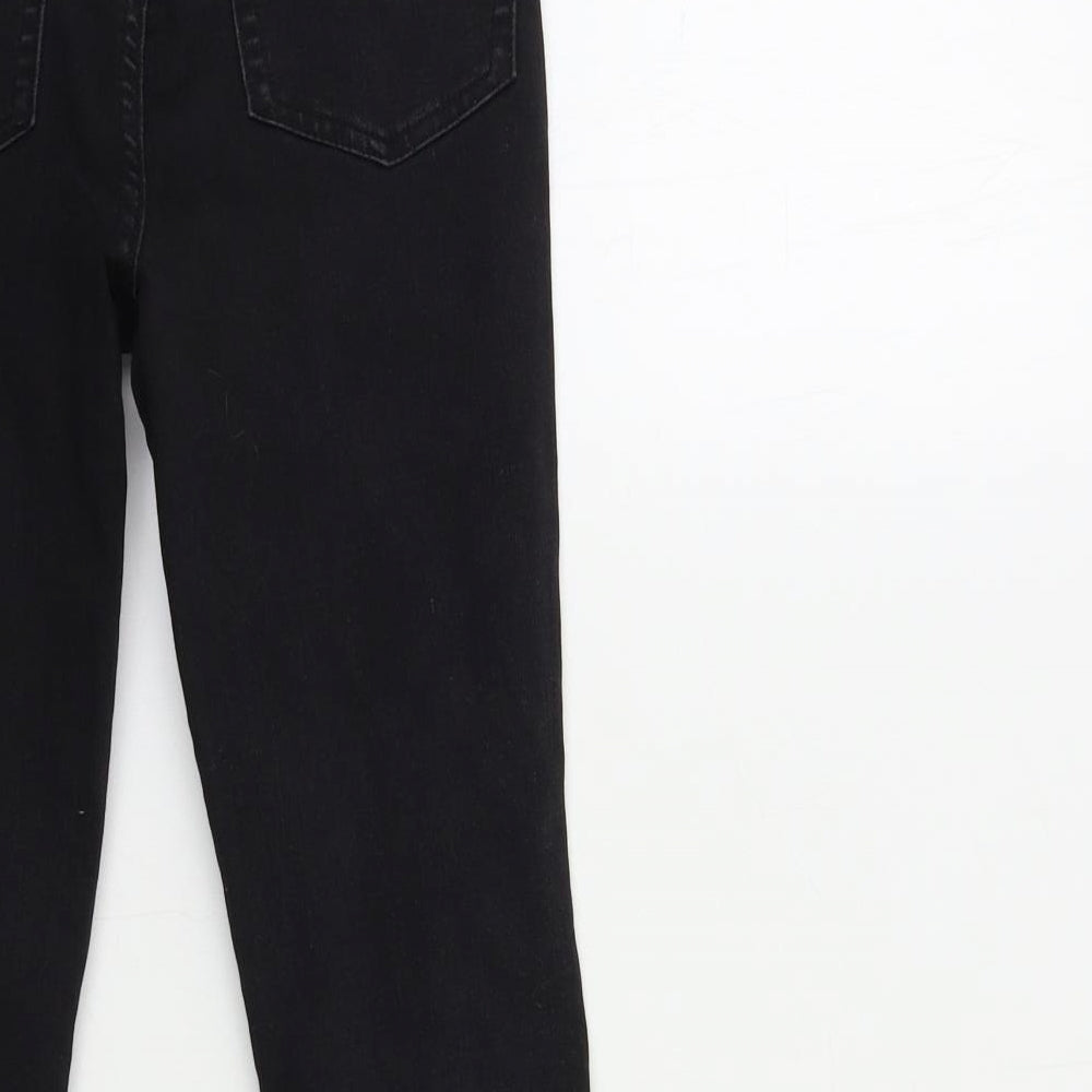Womens UK Size 23 in Preworn Regular Fit Skinny Black Jeans
