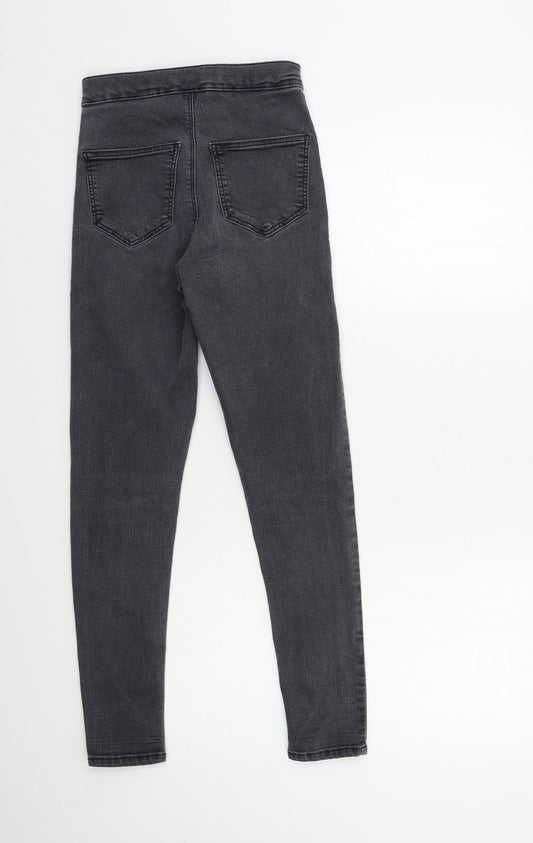 Womens UK Size 26 in Topshop Regular Fit Skinny Grey Jeans