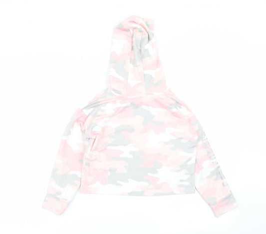 Asda George Girls Multicoloured Camouflage Pullover Jumper Size 7-8 Years