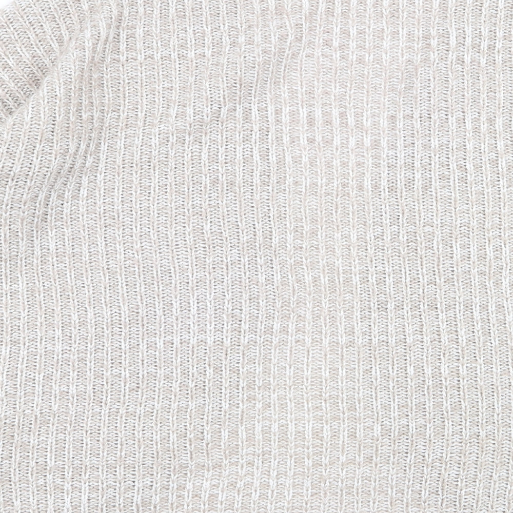 Womens UK Size 12 Pep and co Beige Cardigan Jumper