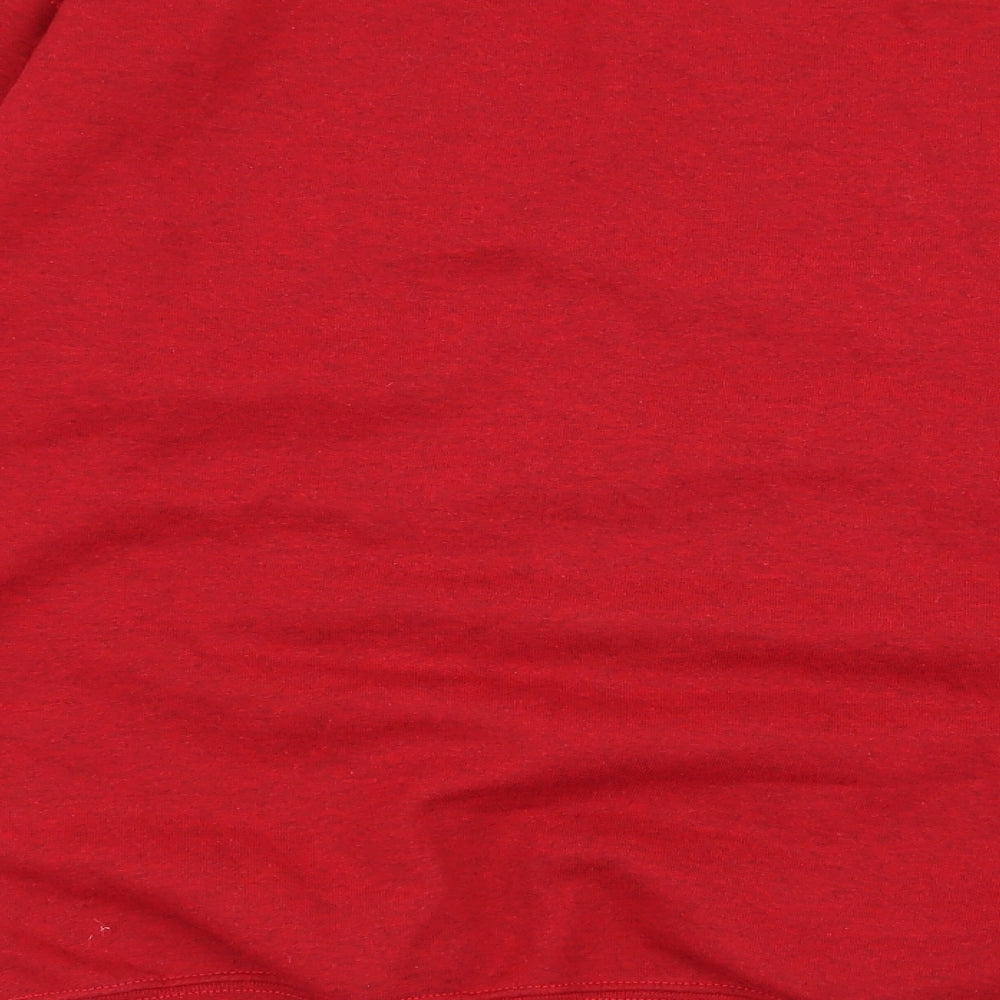 Gildan Womens Red Pullover Jumper Size S