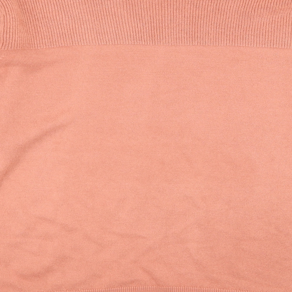 Womens UK Size 14 Preworn Pink Pullover Jumper