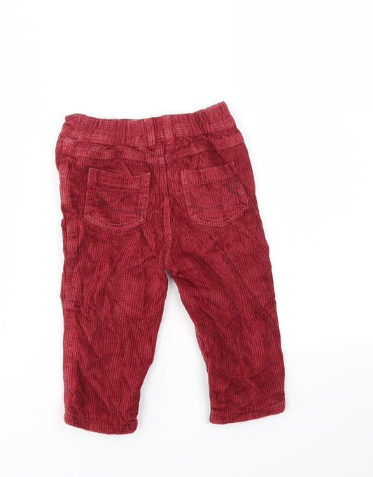 M&Co Girls Red Jogger Trousers Size 12-13 Years