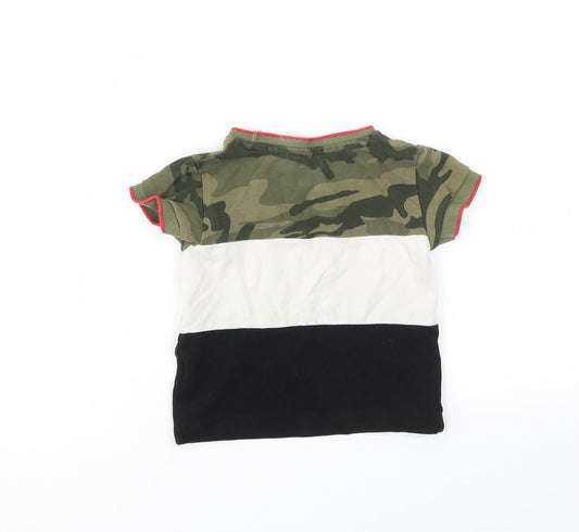 NEXT Boys Multicoloured Camouflage Basic T-Shirt Size 3-6 Months