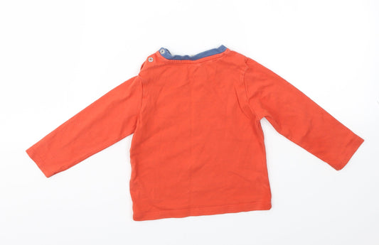 TU Boys Red Basic T-Shirt Size 9-12 Months