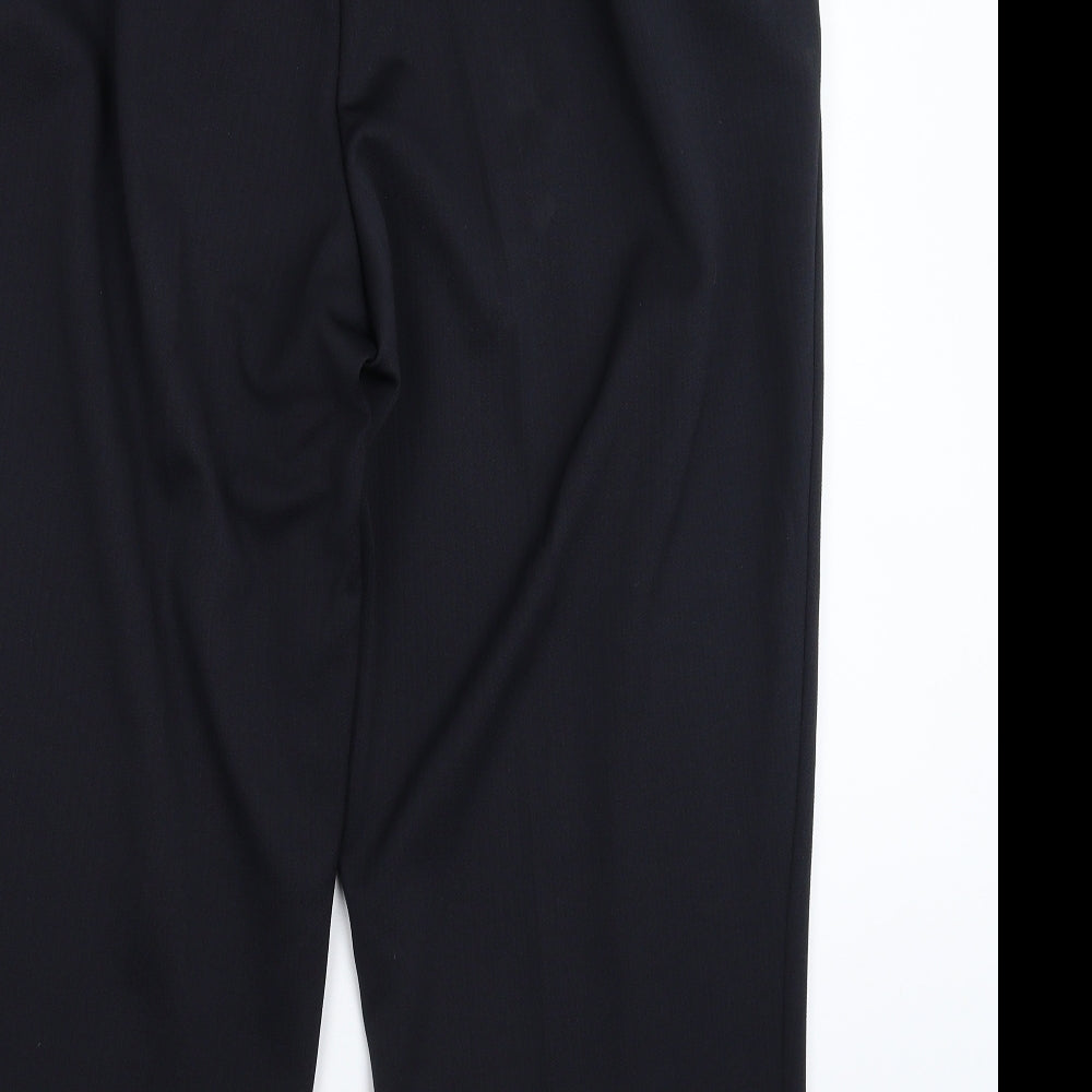 BM Womens Black Trousers Size 20 L26 in