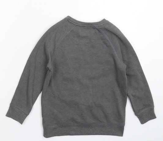 Marks and Spencer Boys Grey Pullover Sweatshirt Size 6-7 Years