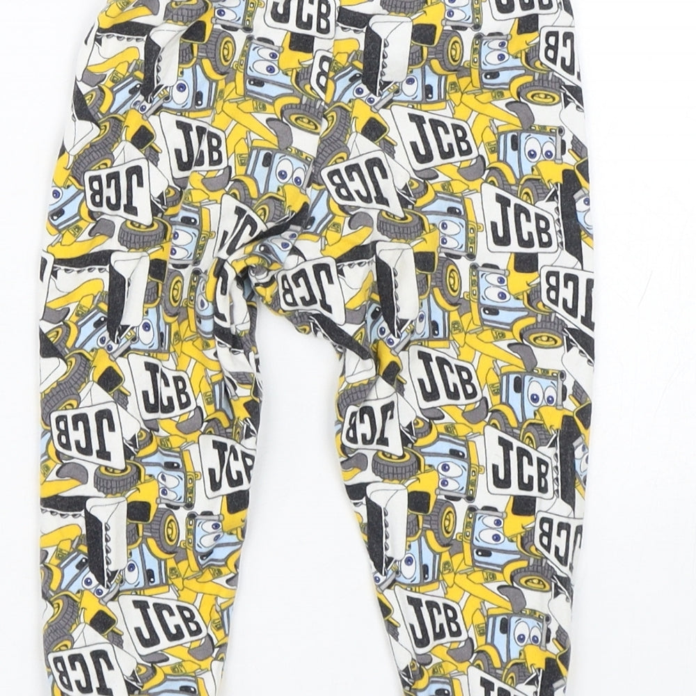 Brand and care label for George Baby Yellow Cami Pyjama Pants, size 12-18, Months - JCB