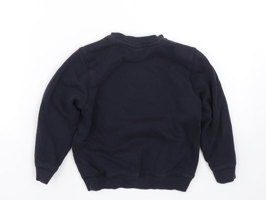 TU Boys Blue Pullover Sweatshirt Size 4 Years - School uniform