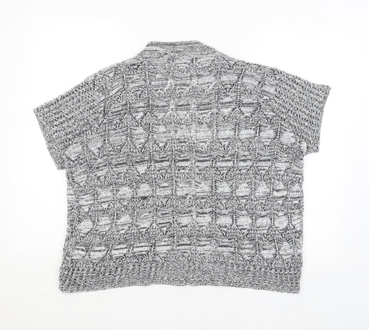 Womens UK Size L Pulse Grey Cardigan Jumper