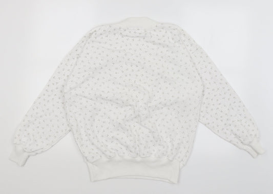 Eaton Select Womens White Pullover Jumper Size M