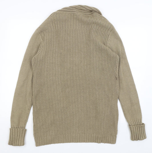 Womens UK Size S Pepe Jeans Brown Cardigan Jumper