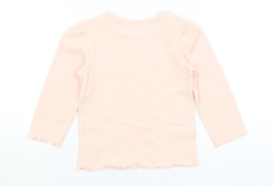 Nutmeg Baby Pink Basic T-Shirt Size 12-18 Months