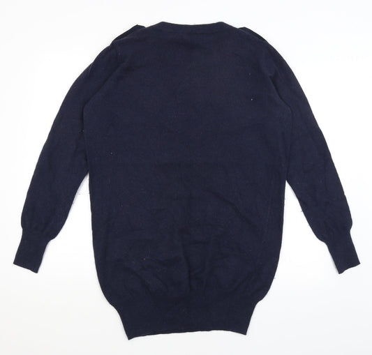 Gharani Strok Womens Blue Pullover Jumper Size 12