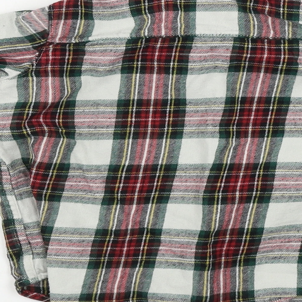 H&M Boys White Check Basic Button-Up Size 2 Years
