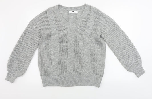 Womens UK Size 10 Very Grey Pullover Jumper