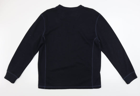 Easy Mens Blue Pullover Jumper Size 2XL