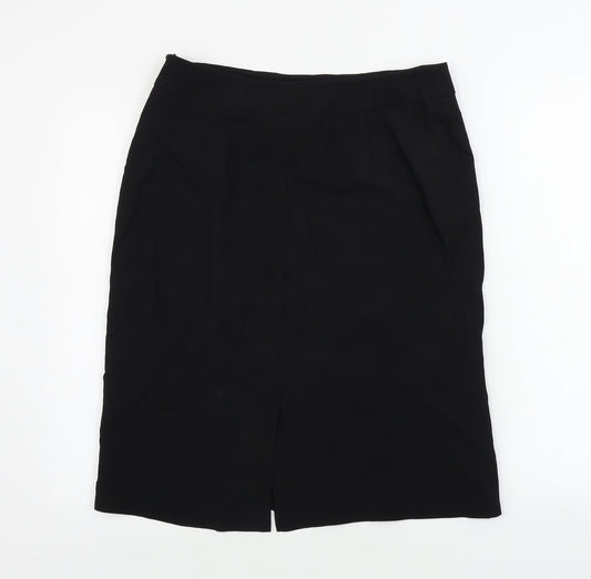 CARACTERE Womens Black A-Line Skirt Size 14