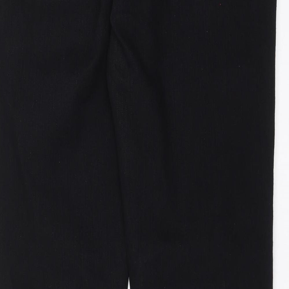 Womens UK Size 14 Disco Regular Fit Skinny Black Jeans