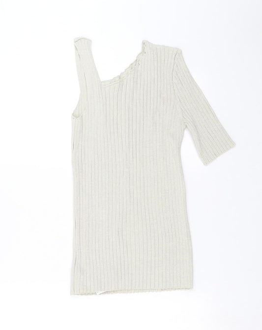 Womens UK Size 14 NEXT Beige Pullover Jumper