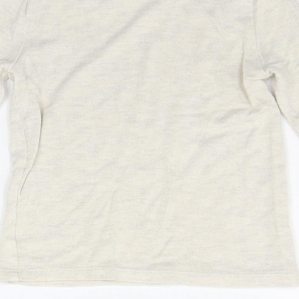 TU Boys Beige Basic T-Shirt Size 5 Years
