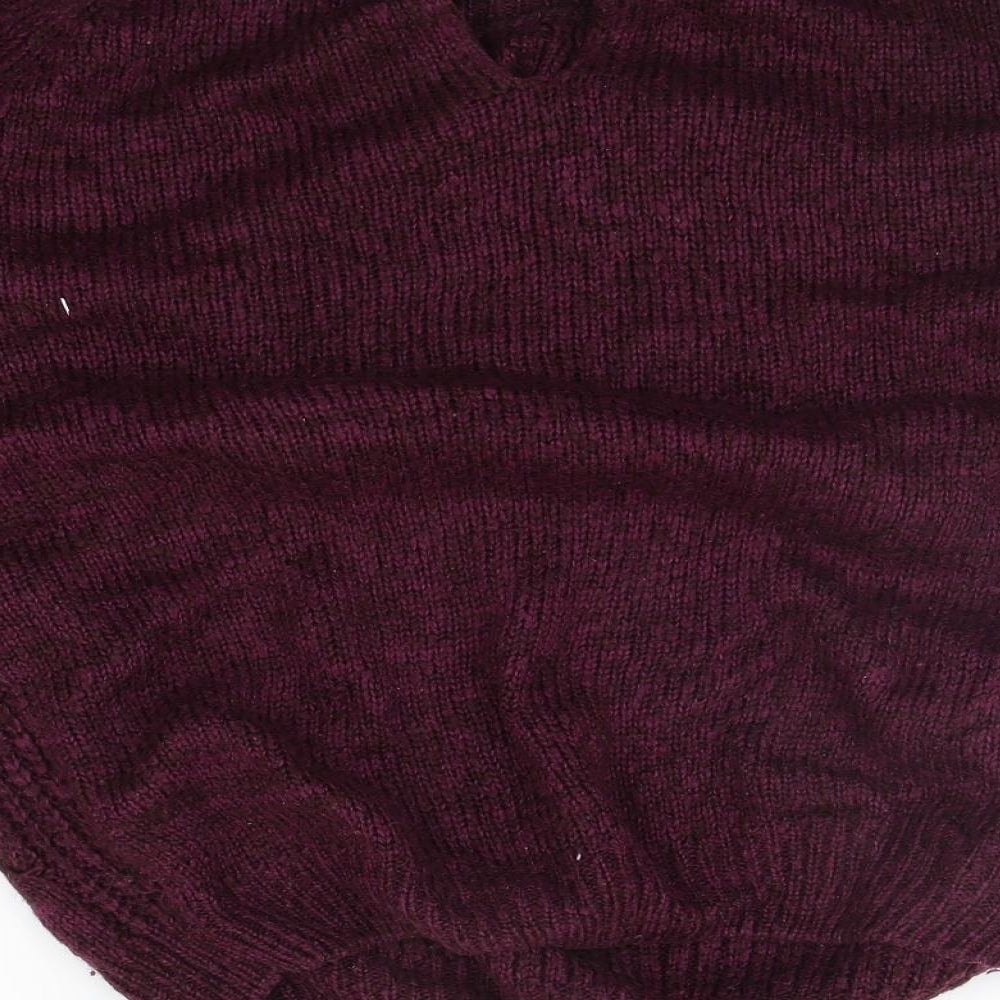 Womens UK Size M New Look Purple Pullover Jumper