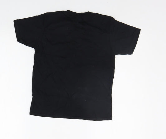 Gildan Girls Black Basic T-Shirt Size S
