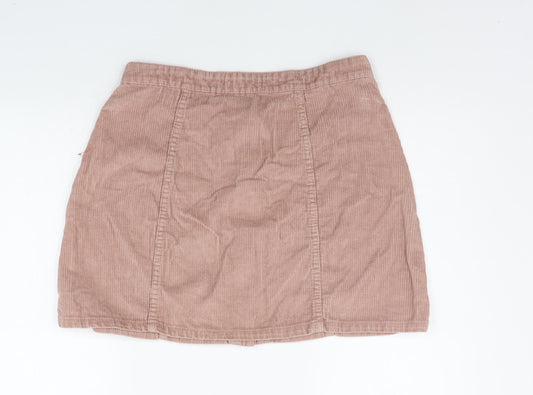 deniem co Womens Beige   A-Line Skirt Size 12