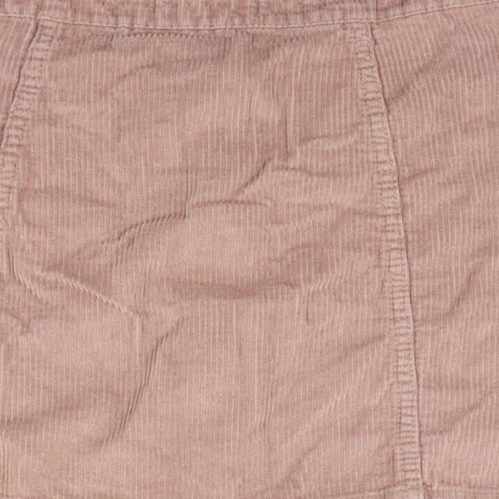 deniem co Womens Beige A-Line Skirt Size 12