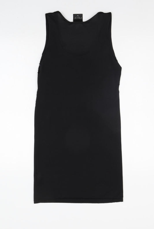 Pilot Womens Black A-Line Size 10